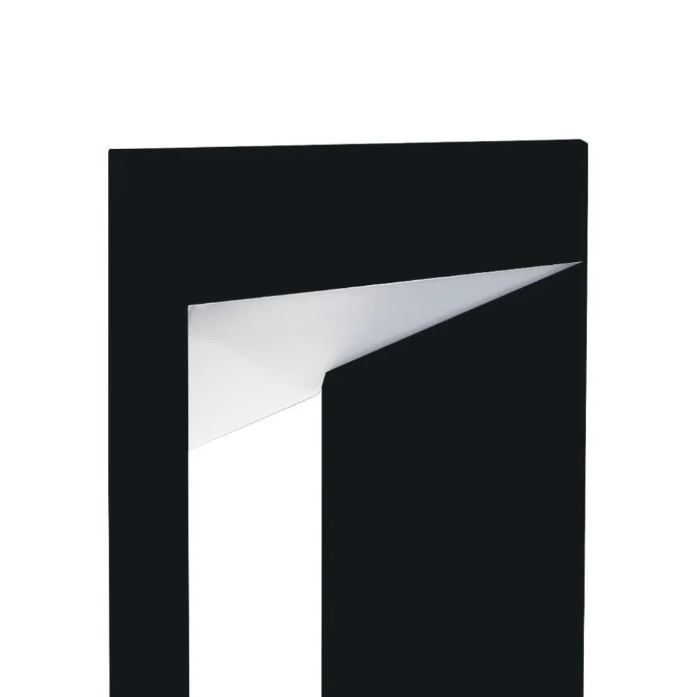 Lampioni Da Giardino-Selezionato da Mazzolaluce Lampione moderno da giardino nero ip54 led 3000k h80 cm