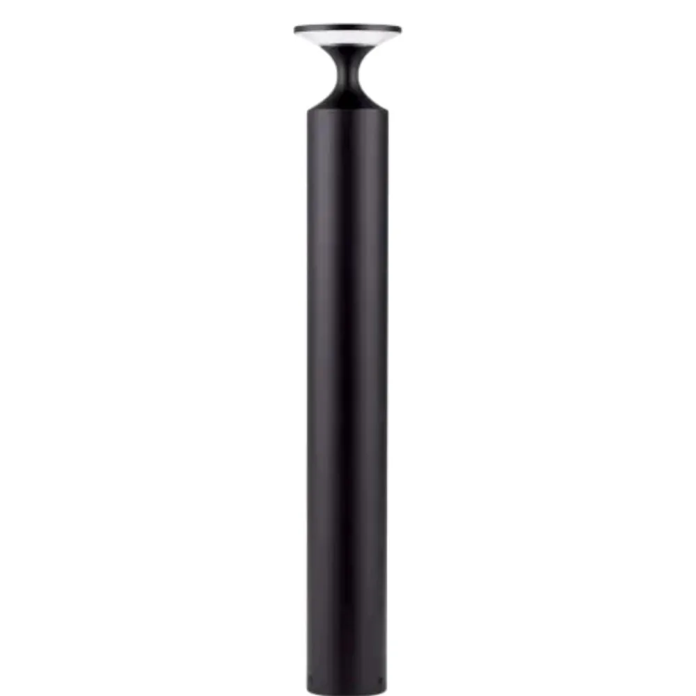 Lampioni Da Giardino-Selezionato da Mazzolaluce Lampione moderno da giardino led 13w 3000k nero ip65 moderno