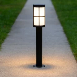 Lampioni Da Giardino-Selezionato da Mazzolaluce Lampione moderno da giardino h65 cm dalla forma tubolare