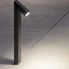 Lampioni Da Giardino-Selezionato da Mazzolaluce Lampione moderno nero led 6w 3000k giardino
