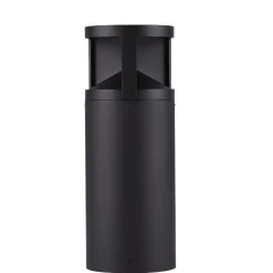 Lampioni Da Giardino-Selezionato da Mazzolaluce Lampione nero basso tubolare led 24w 3000k da giardino moderno