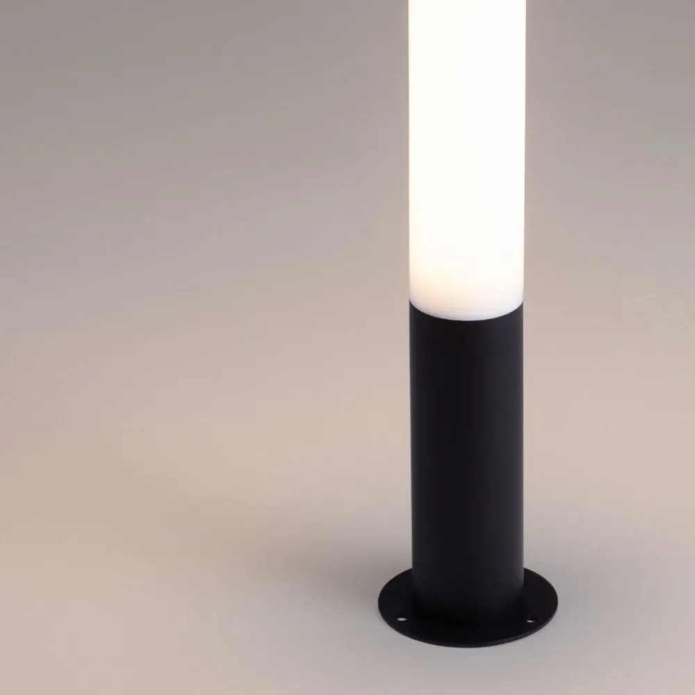Lampioni Da Giardino-Selezionato da Mazzolaluce Lampione nero da esterno led 14w 3000k ip54 tubolare