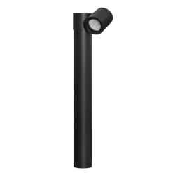 Lampioni Da Giardino-Selezionato da Mazzolaluce Lampione nero da giardino luce orientabile moderno