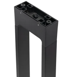 Lampioni Da Giardino-Selezionato da Mazzolaluce Lampione nero design moderno led 10w 3000k per esterno giardino