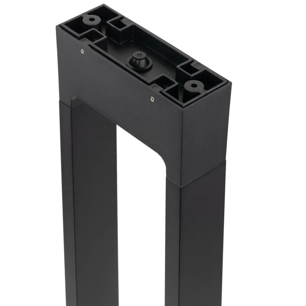 Lampioni Da Giardino-Selezionato da Mazzolaluce Lampione nero design moderno led 10w 3000k per esterno giardino