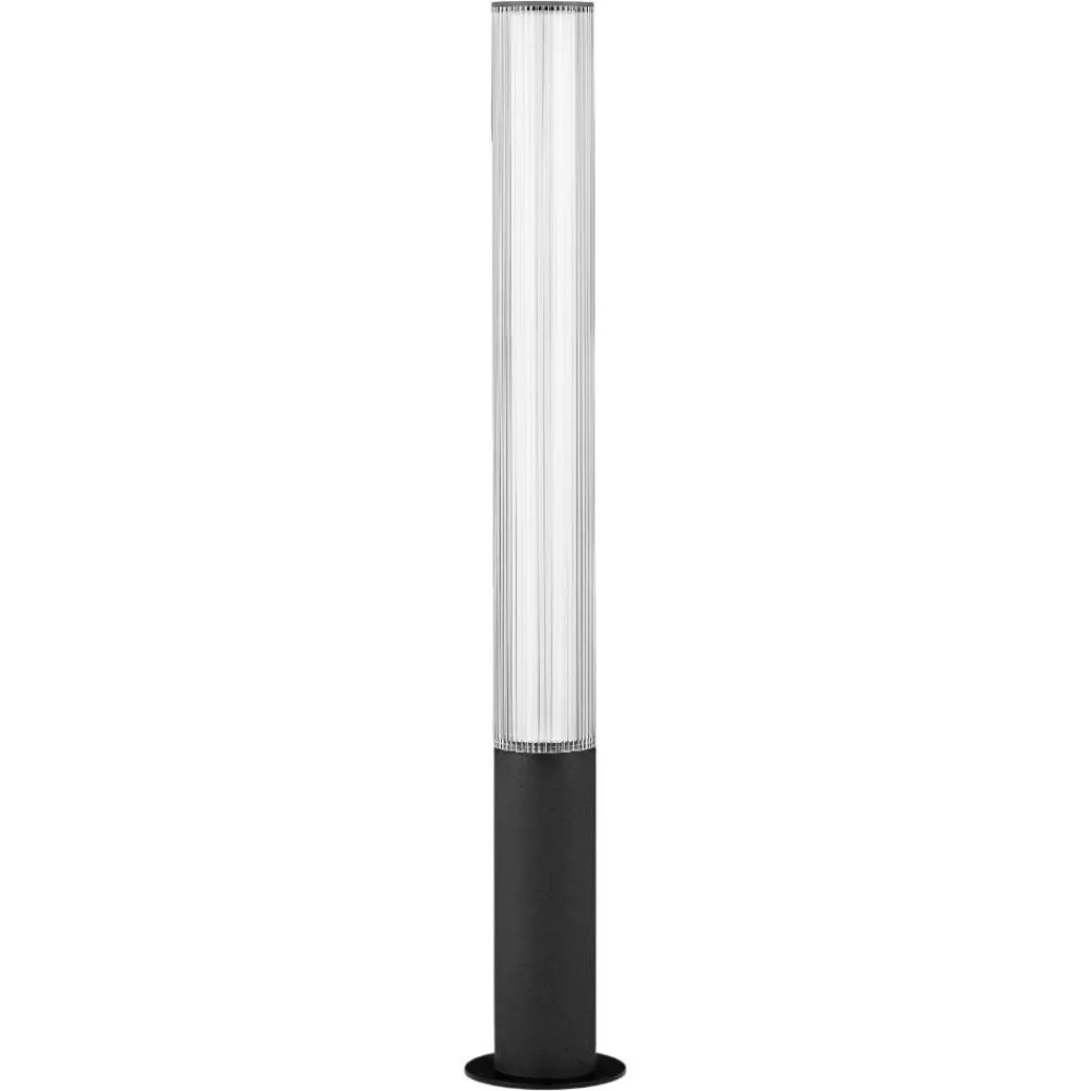 Lampioni Da Giardino-Selezionato da Mazzolaluce Lampione nero moderno ip65 tubolare led 25w per giardino