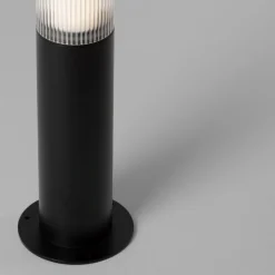 Lampioni Da Giardino-Selezionato da Mazzolaluce Lampione nero moderno ip65 tubolare led 25w per giardino