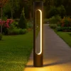 Lampioni Da Giardino-Selezionato da Mazzolaluce Lampione nero moderno led 10w 3000k per giardino