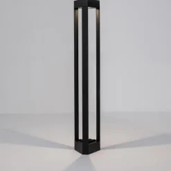 Lampioni Da Giardino-Selezionato da Mazzolaluce Lampione nero moderno per esterno da giardino led 9w 3000k