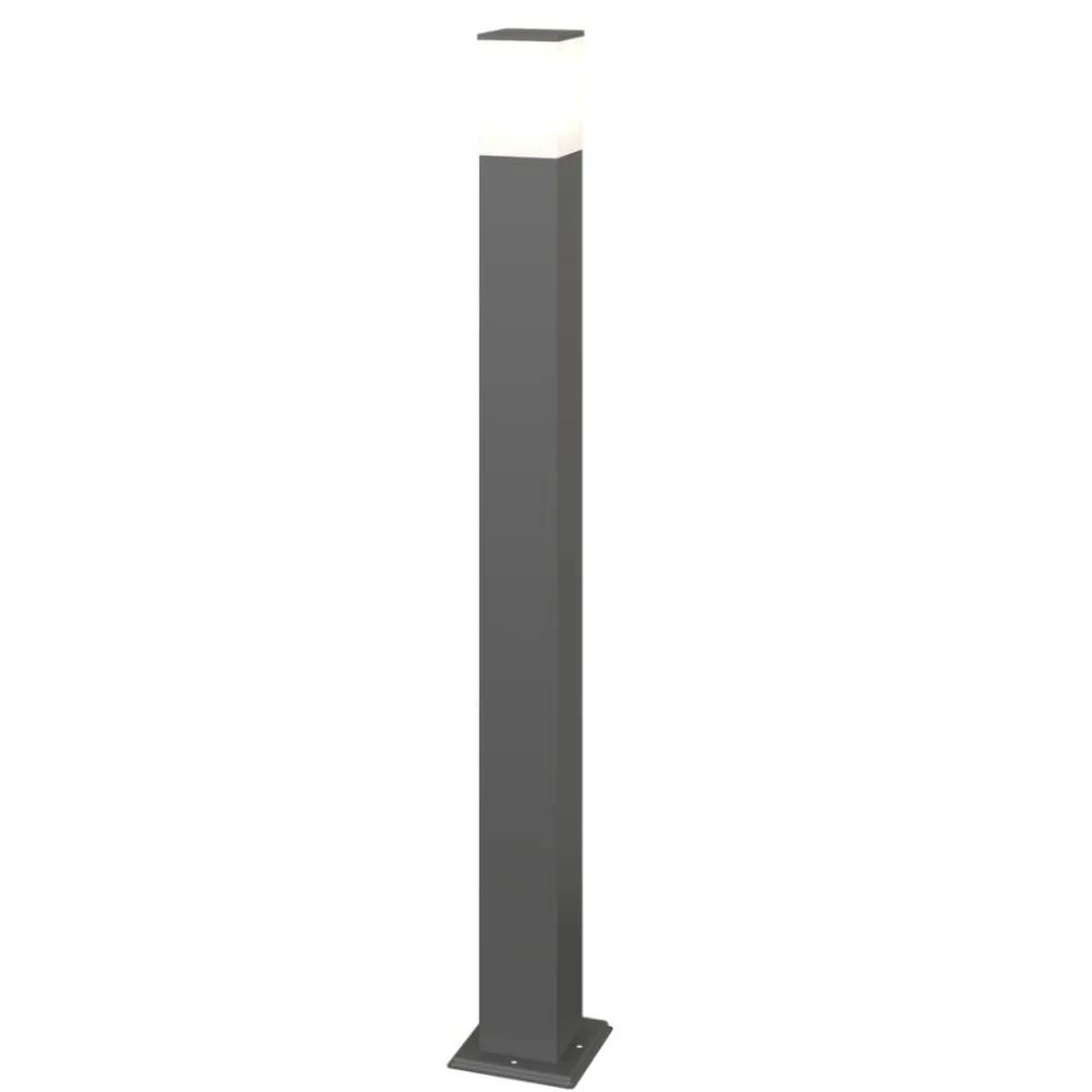 Lampioni Da Giardino-Top Light Lampione paletto da esterno antracite moderno nizza