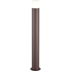 Lampioni Da Giardino-Selezionato da Mazzolaluce Lampione per esterni da giardino marrone cilindro corten