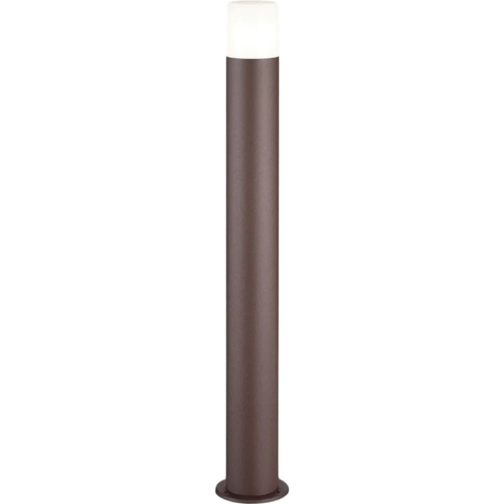 Lampioni Da Giardino-Selezionato da Mazzolaluce Lampione per esterni da giardino marrone cilindro corten