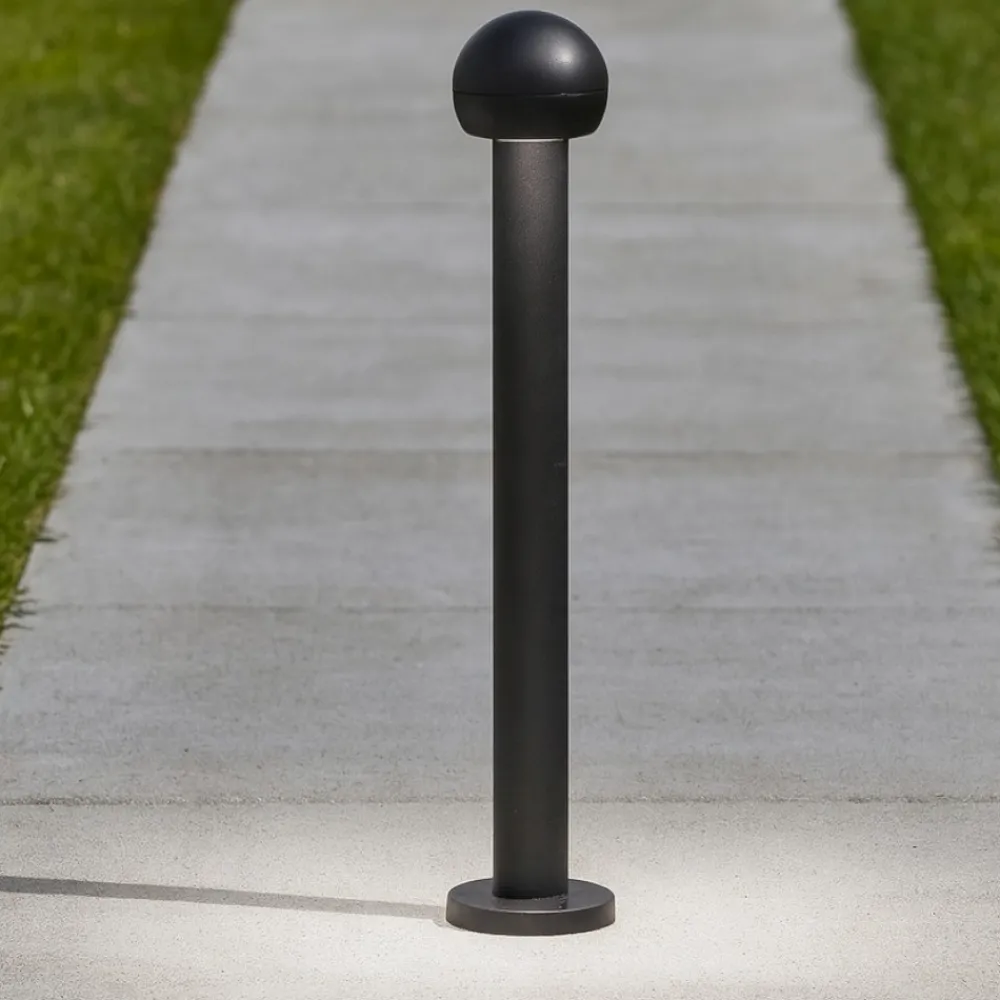 Lampioni Da Giardino-Perenz Illuminazione Lampione per esterno giardino moderno led 12w 4000k grafite ip54 helmet perenz