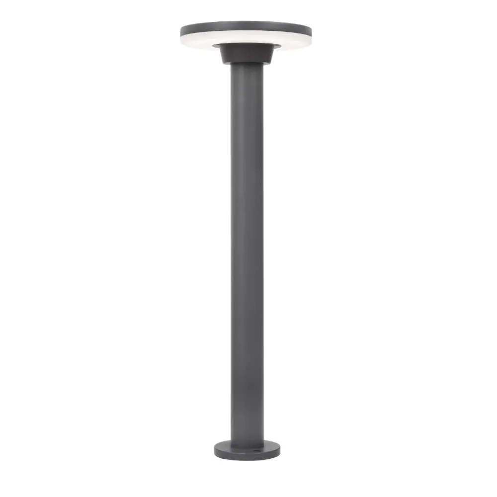 Lampioni Da Giardino-Selezionato da Mazzolaluce Lampione per esterno moderno per giardino antracite led 12w 3000k