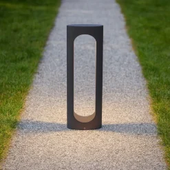 Lampioni Da Giardino-Selezionato da Mazzolaluce Lampione per giardini moderni led 14w 3000k rettangolare