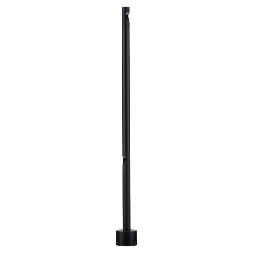 Lampioni Da Giardino-Selezionato da Mazzolaluce Lampione per giardini nero led 8w 3000k moderno cilindrico