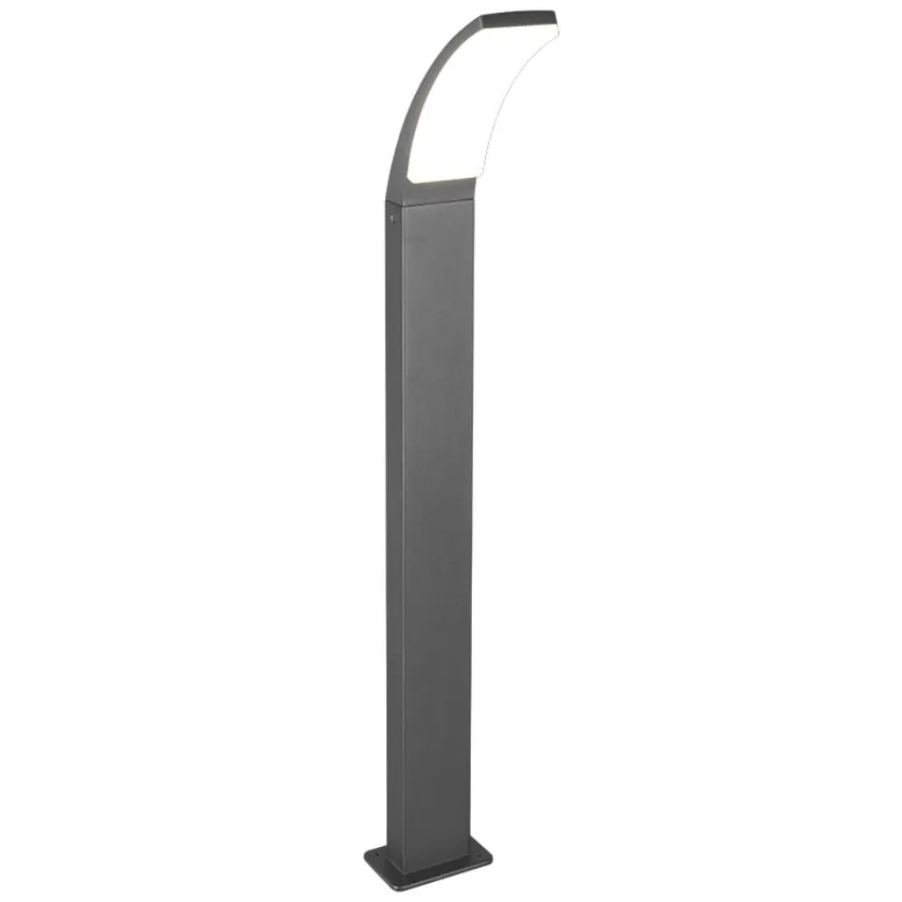 Lampioni Da Giardino-Selezionato da Mazzolaluce Lampione per giardino esterno led 12,5w grigio antracite