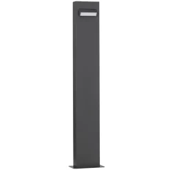 Lampioni Da Giardino-Selezionato da Mazzolaluce Lampione rettangolare da giardino led 3000k moderno color nero