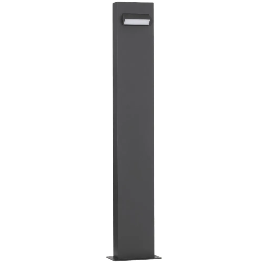 Lampioni Da Giardino-Selezionato da Mazzolaluce Lampione rettangolare da giardino led 3000k moderno color nero
