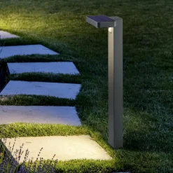Lampioni Da Giardino-Selezionato da Mazzolaluce Lampione solare con picchetto da giardino led 3000k sensore movimento