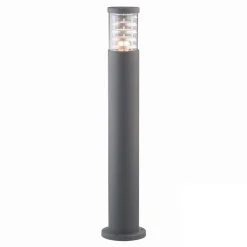 Lampioni Da Giardino-Ideal Lux Lampione tronco pt1 h80 antracite per esterno giardino ip65