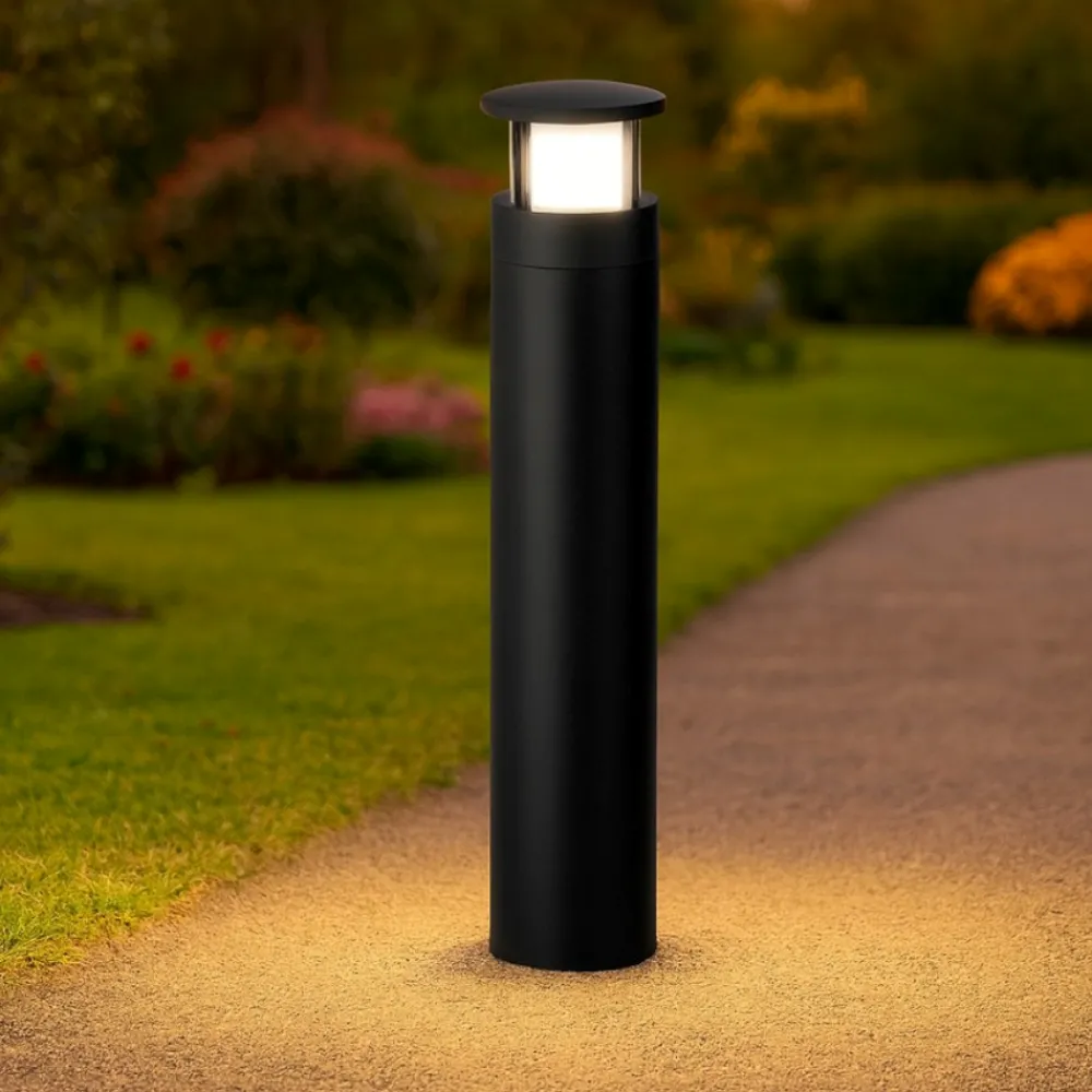 Lampioni Da Giardino-Selezionato da Mazzolaluce Lampione tubolare moderno led 6w 3000k per giardino