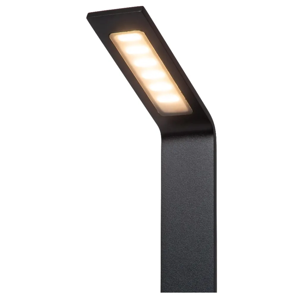 Lampioni Da Giardino-Selezionato da Mazzolaluce Lampionne da giardino nero 80cm led 6w 3000k design moderno