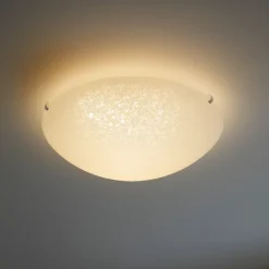 Plafoniere Moderne-Ideal Lux Lana pl2 plafoniera in vetro 30 cm