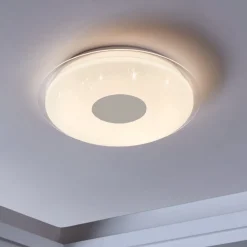 Plafoniere Moderne-Eglo Lanciano z plafoniera moderna 56cm led da 2700k a 6500k tondo