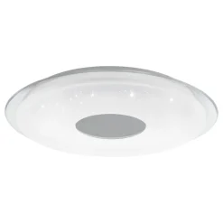 Plafoniere Moderne-Eglo Lanciano z plafoniera smart moderna 45cm dimmerabile da 2700k a 6500k