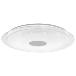 Plafoniere Moderne-Eglo Lanciano z plafoniera tonda moderna 77cm led da 2700k a 6500k
