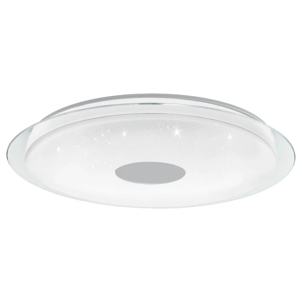 Plafoniere Moderne-Eglo Lanciano z plafoniera tonda moderna 77cm led da 2700k a 6500k