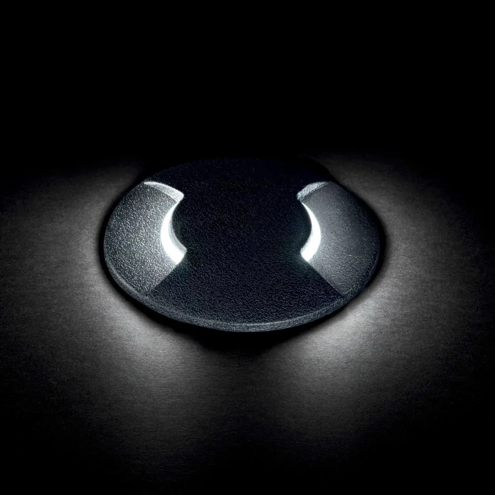 Faretti Da Esterno-Ideal Lux Landing faretto per esterno da incasso nero