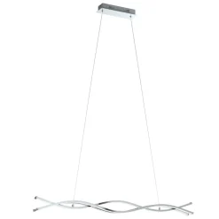 Lampadari Moderni-Eglo Lasana lampadario design led 39w 3000k per soggiorno moderno