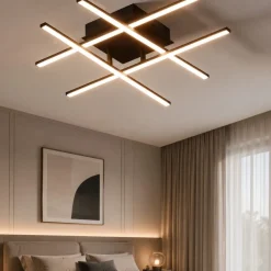 Plafoniere Moderne-Eglo Lasana plafoniera per camera da letto moderna led 21w 3000k