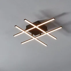Plafoniere Moderne-Eglo Lasana plafoniera per camera da letto moderna led 21w 3000k
