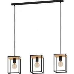 Lampadari Cucina-Eglo Libertad lampadario per tavolo da cucina 3 luci