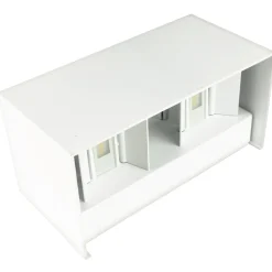 Applique Da Esterno-Linea Light Life applique da esterno bianco rettangolare 20w 3000k 4000k 5000k