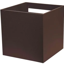 Applique Da Esterno-Life Electronics Life applique da esterno cubo marrone led 7w 3000k fp