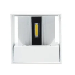 Applique Da Esterno-Life Electronics Life applique led 20w 3000k 4000k 5000k cubo bianco per esterno
