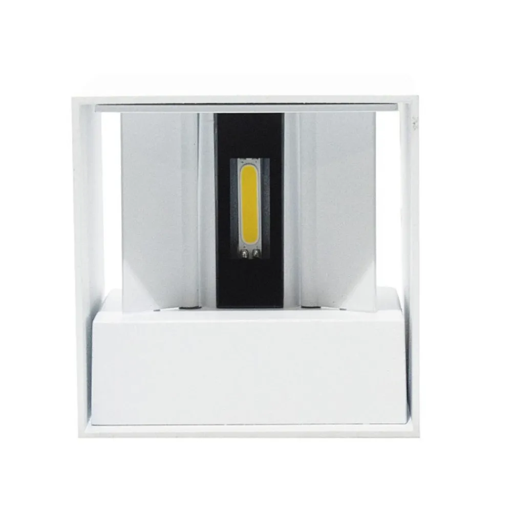Applique Da Esterno-Life Electronics Life applique led 20w 3000k 4000k 5000k cubo bianco per esterno