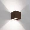 Applique Da Esterno-Life Electronics Life applique per esterni cubo marrone led 20w 3000k 4000k 5000k