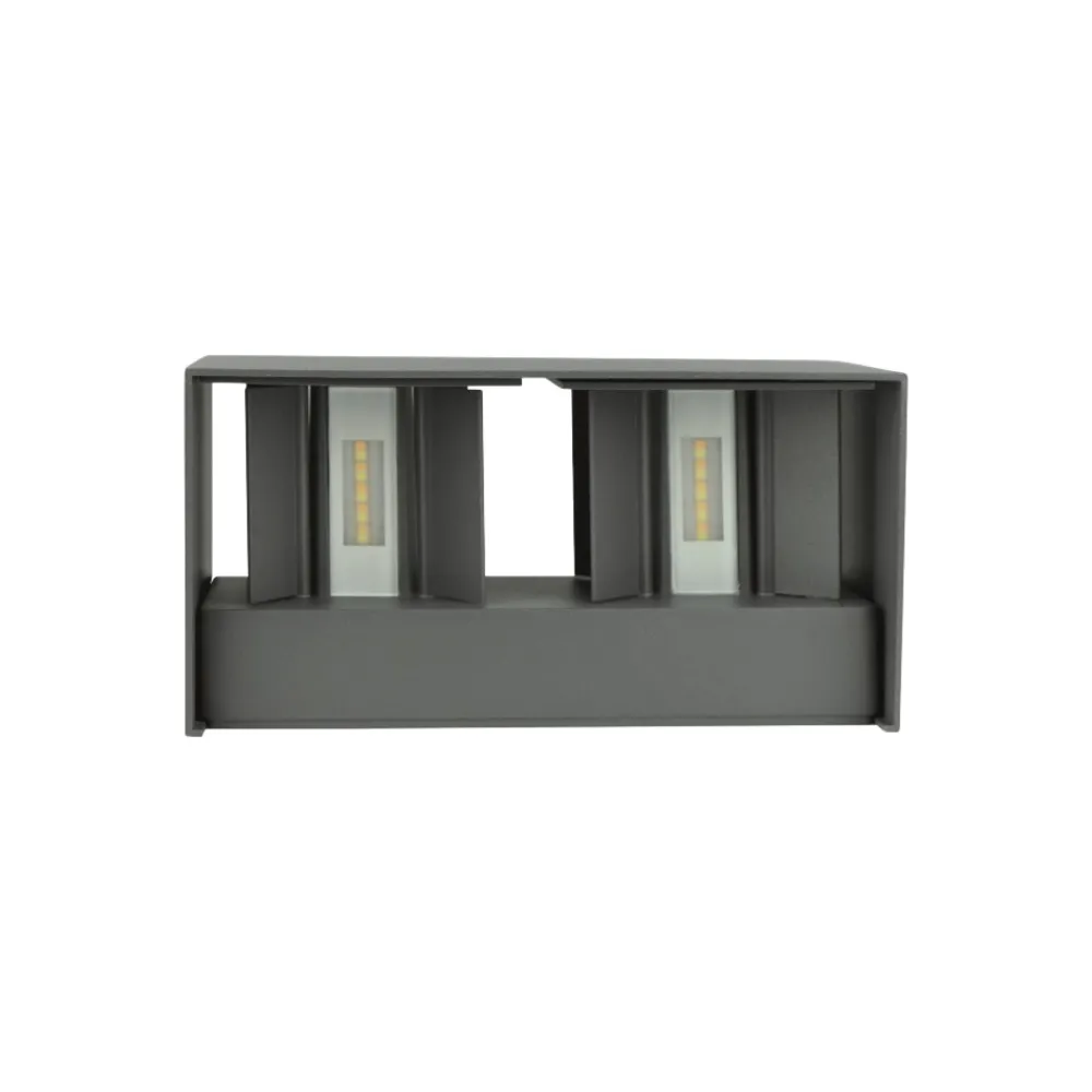 Applique Da Esterno-Life Electronics Life applique per esterno antracite 20w 3000k 4000k 5000k