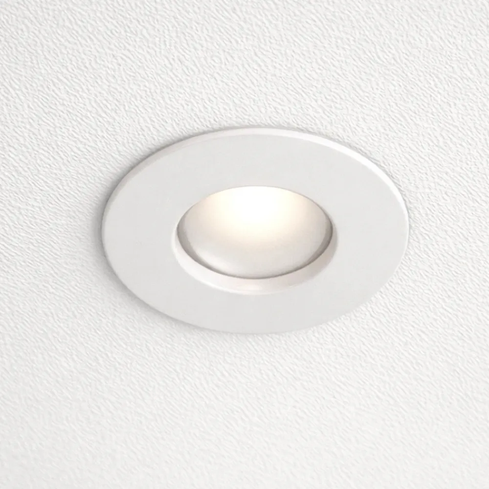 Faretti Da Incasso-Life Electronics Life faretto da incasso per bagno doccia rotondo bianco