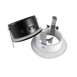 Faretti Da Incasso-Life Electronics Life faretto da incasso per bagno doccia rotondo bianco
