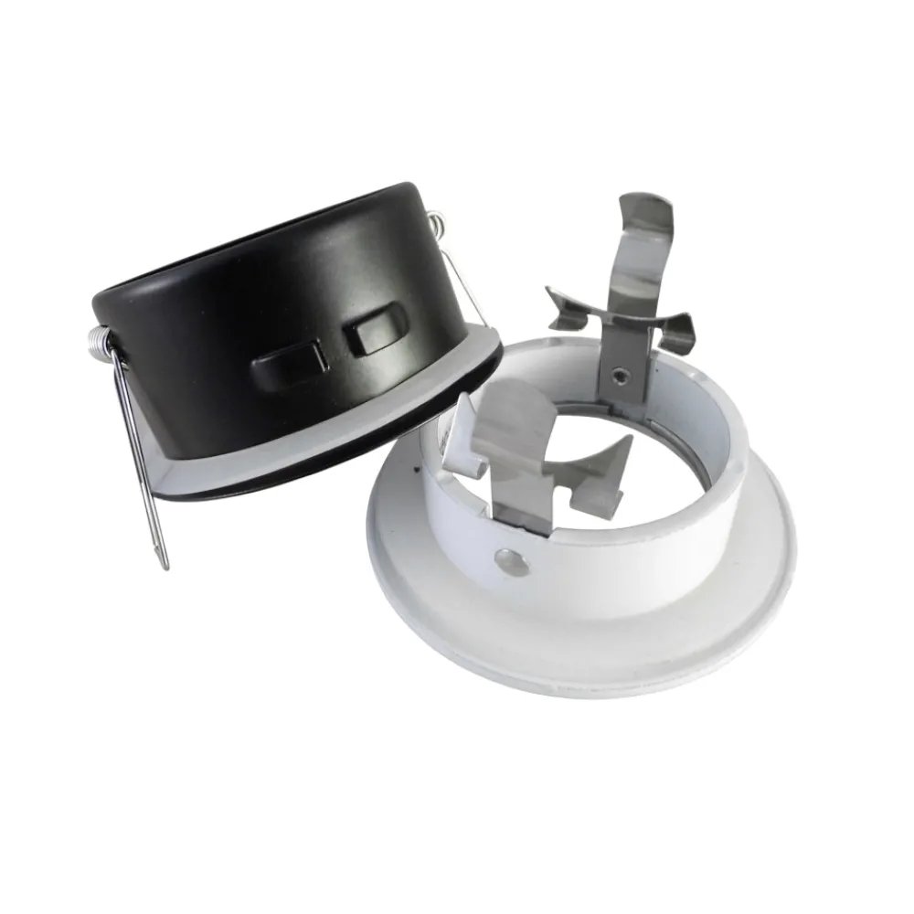 Faretti Da Incasso-Life Electronics Life faretto da incasso per bagno doccia rotondo bianco