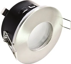 Faretti Da Incasso-Life Electronics Life faretto da incasso per soffito bagno doccia grigio rotondo ip65