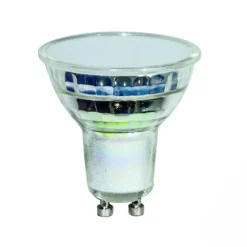 Lampadine Led-Life Electronics Life lampadina di vetro gu10 led 5,5w 3000k 550lm ottica 36