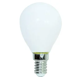 Lampadine Led-Life Electronics Life lampadina led e14 milky 4,5w 3000k 470lm minisfera vetro bianco