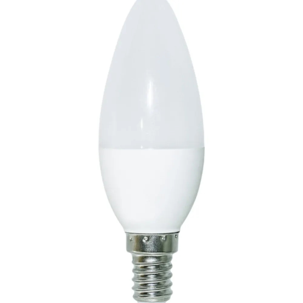 Lampadine Led-Life Electronics Life lampadina led e14 4,5w 3000k 470lm candela bianco ottica 290
